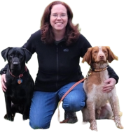 Kevin Botkins and his two dogs