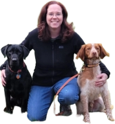 Kevin Botkins and his two dogs